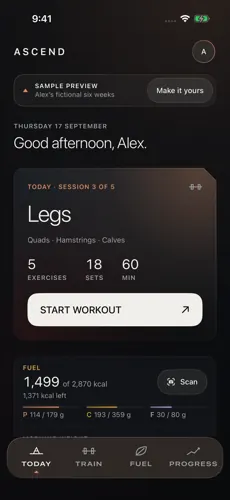 Ascend on iPhone